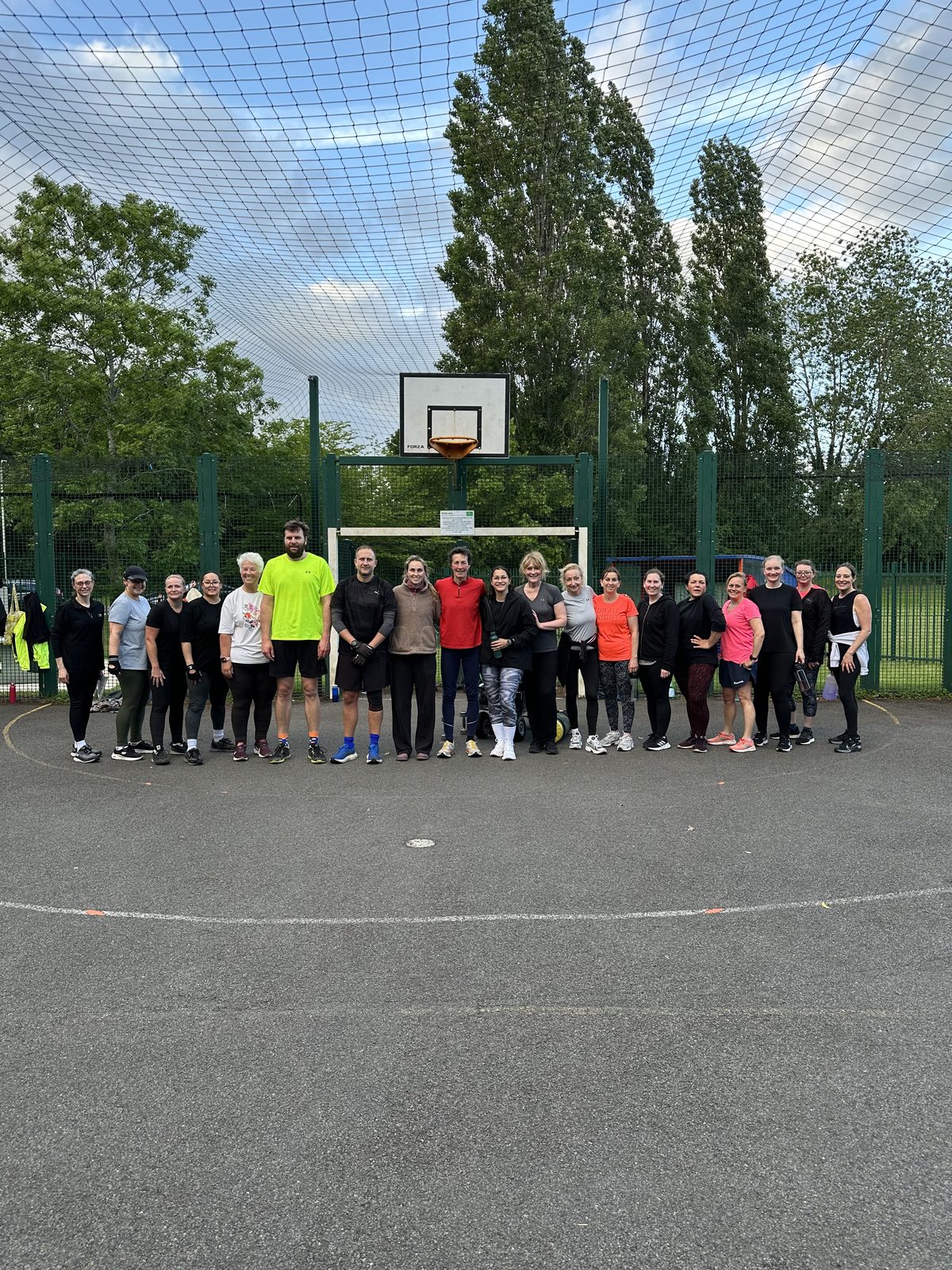 Leybourne Bootcamp group after a session