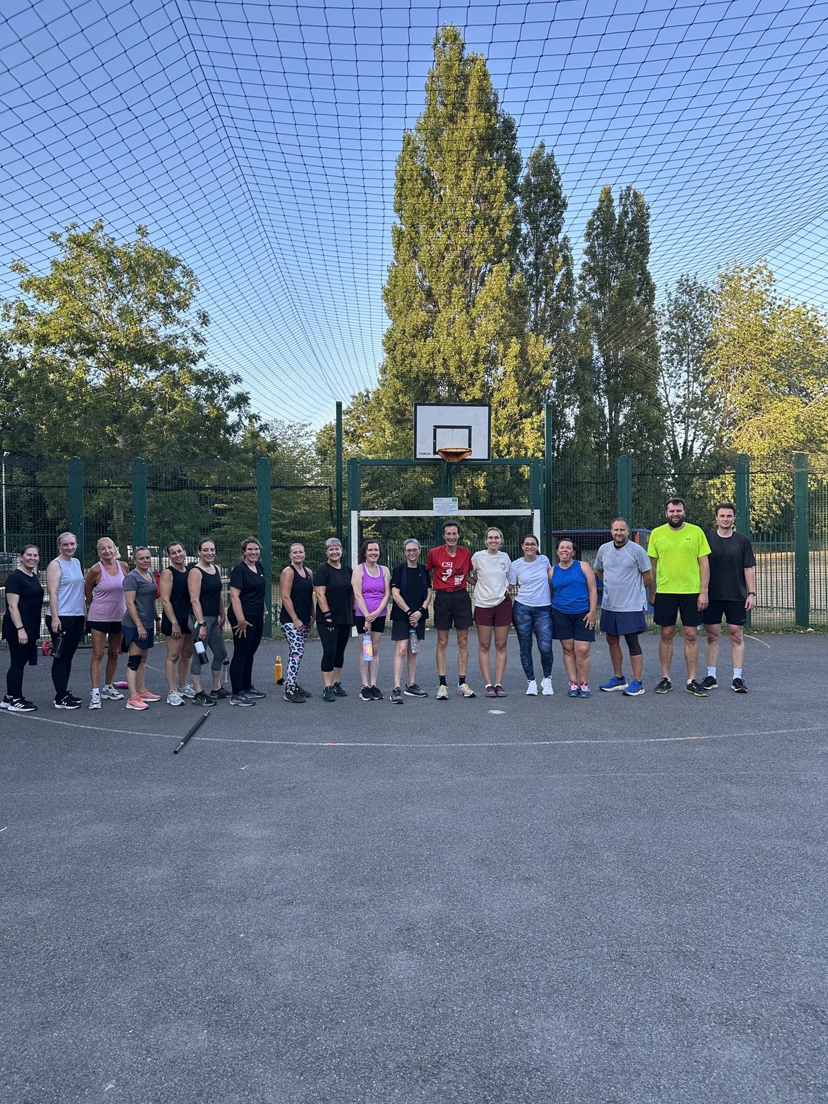 Leybourne Bootcamp members training together