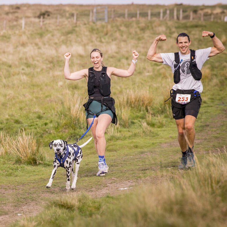 Rob, Yvette and Blu the Dalmatian