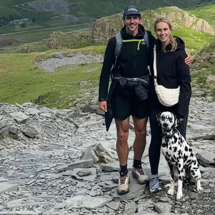 Rob, Yvette and Blu the dalmatian, your personal trainers